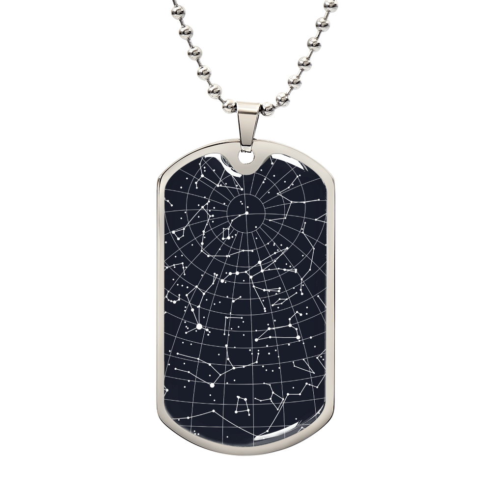 Dog Tag Celestial Necklace Paterson City, NJ USA