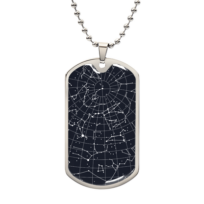 Dog Tag Celestial Necklace Paterson City, NJ USA