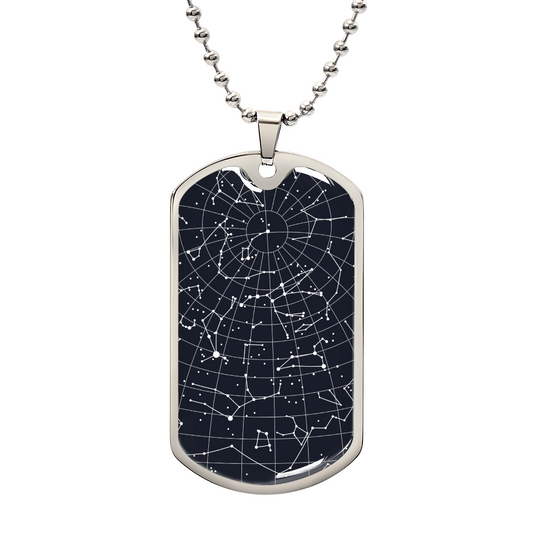 Dog Tag Celestial Necklace Paterson City, NJ USA