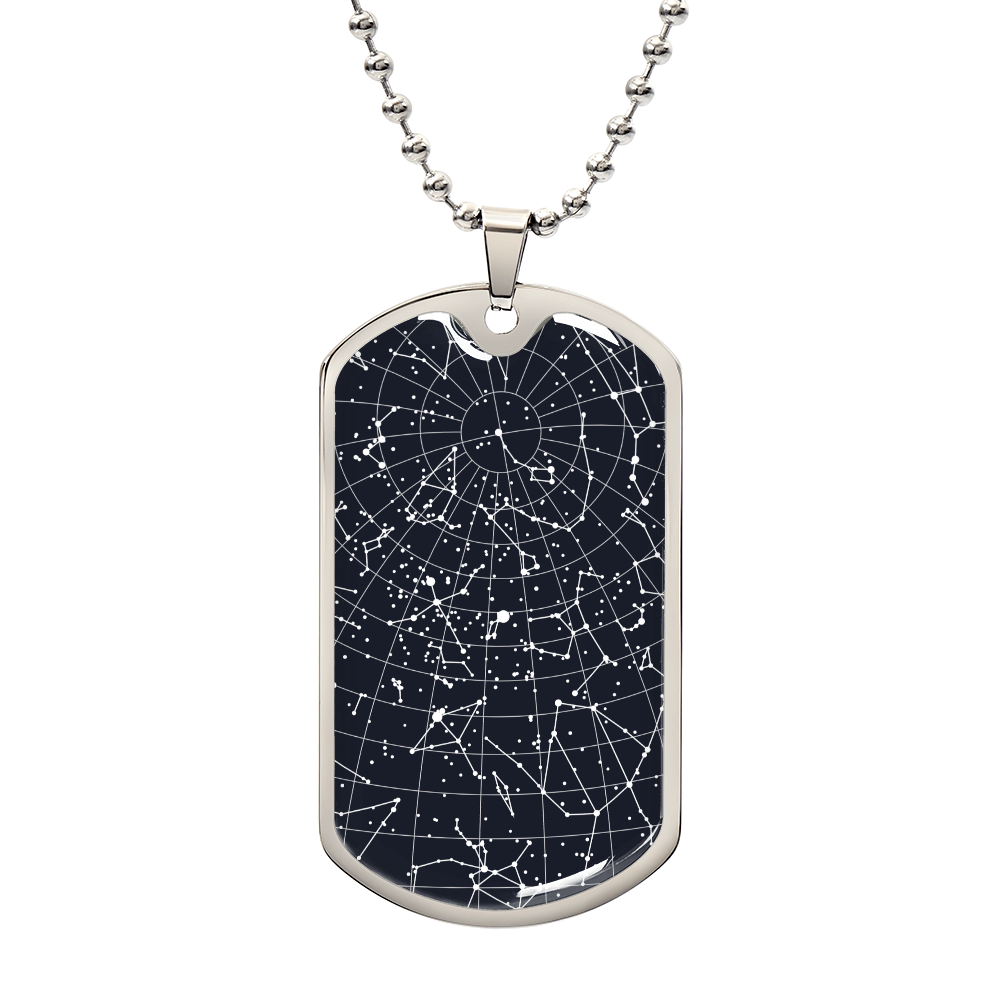 10222025 Dog Tag Pendant Necklace