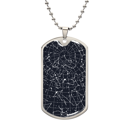10222025 Dog Tag Pendant Necklace