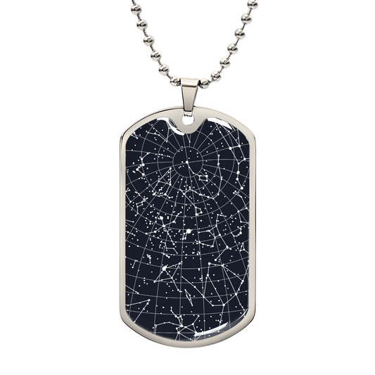 10222025 Dog Tag Pendant Necklace