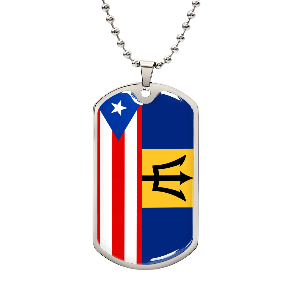 03162026 2 Flag Dog Tag