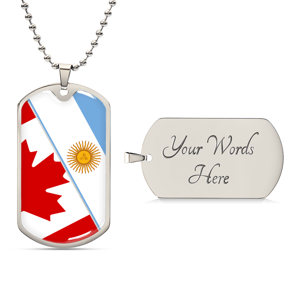 Custom Two Country Flag