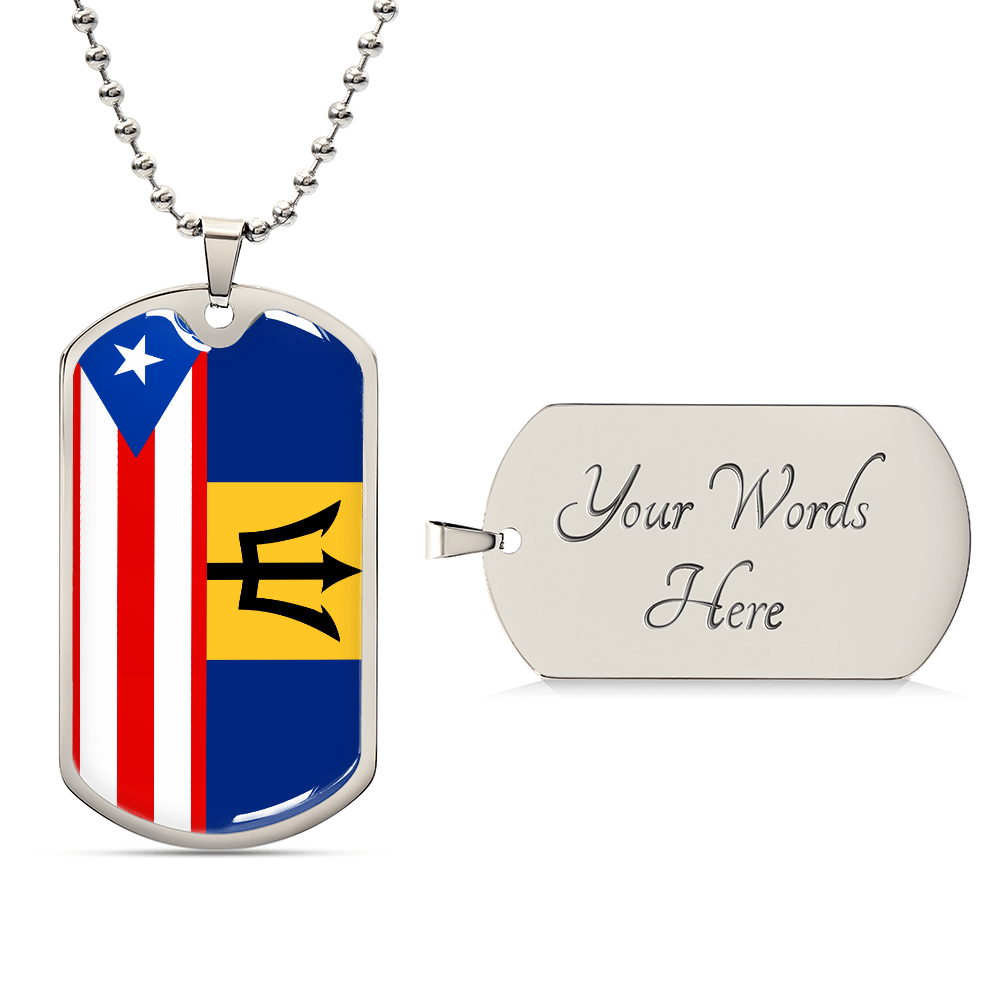 03162026 2 Flag Dog Tag