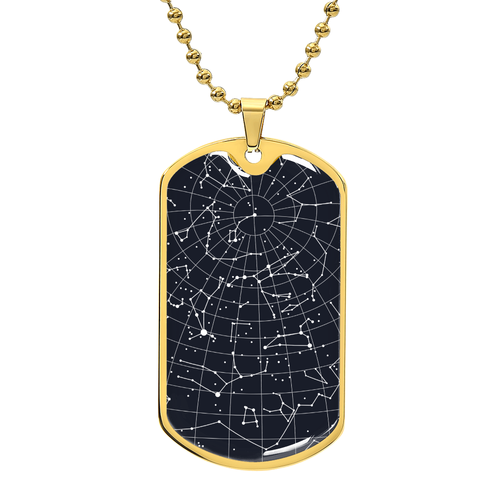 Dog Tag Celestial Necklace Paterson City, NJ USA