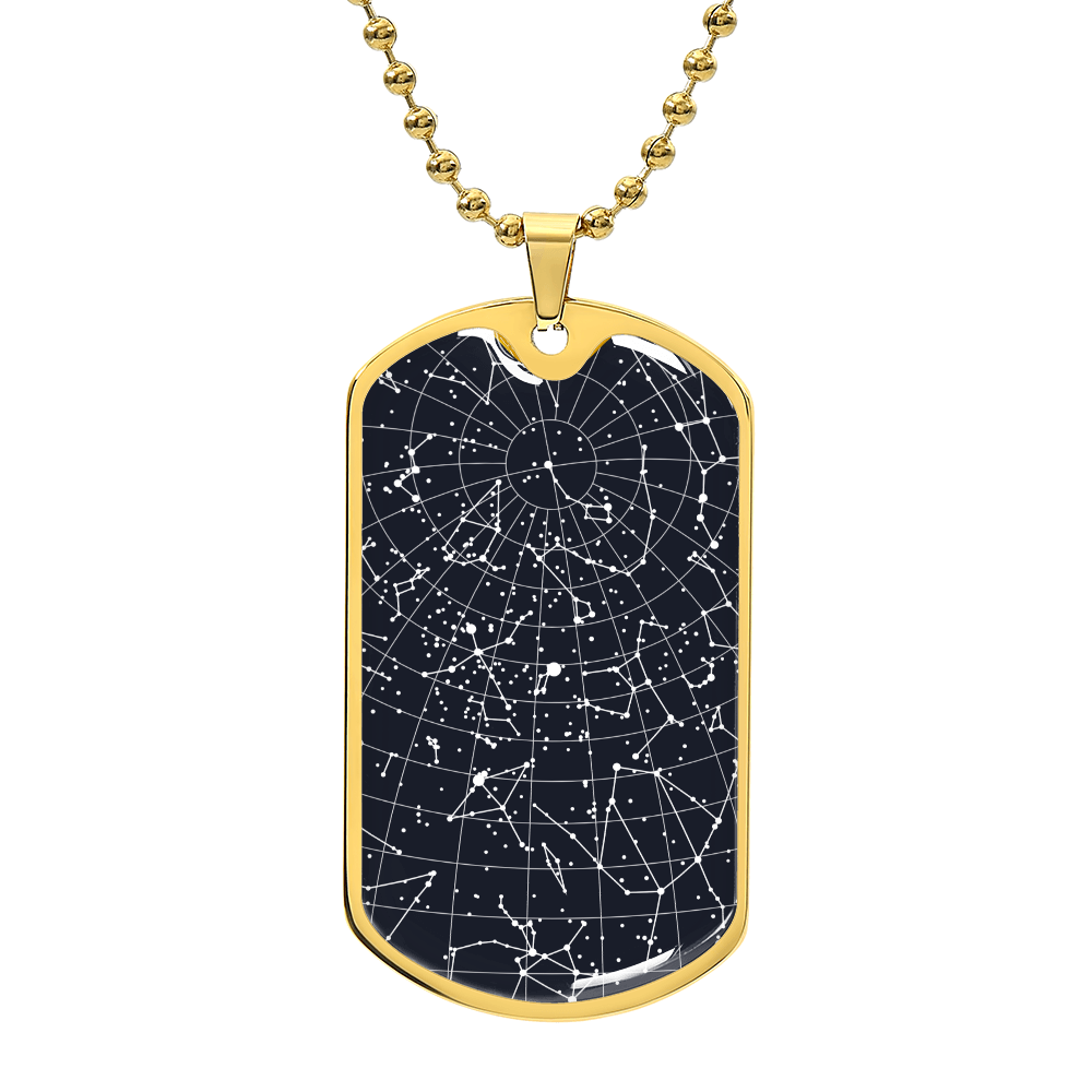 10222025 Dog Tag Pendant Necklace
