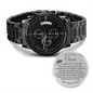 To Our Son Custom Name Engraved Watch Class of 2025