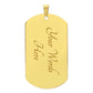 Dog Tag Necklace for Son, This Papa Bear Dog Tag