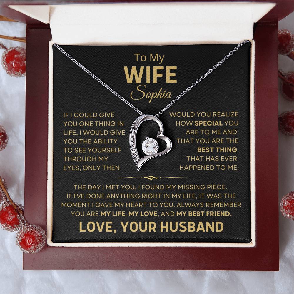 To My Wife, I Love You Necklace