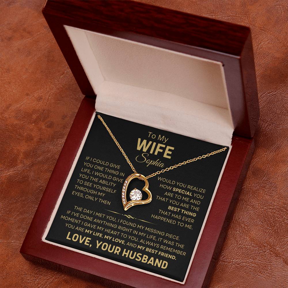 To My Wife, I Love You Necklace