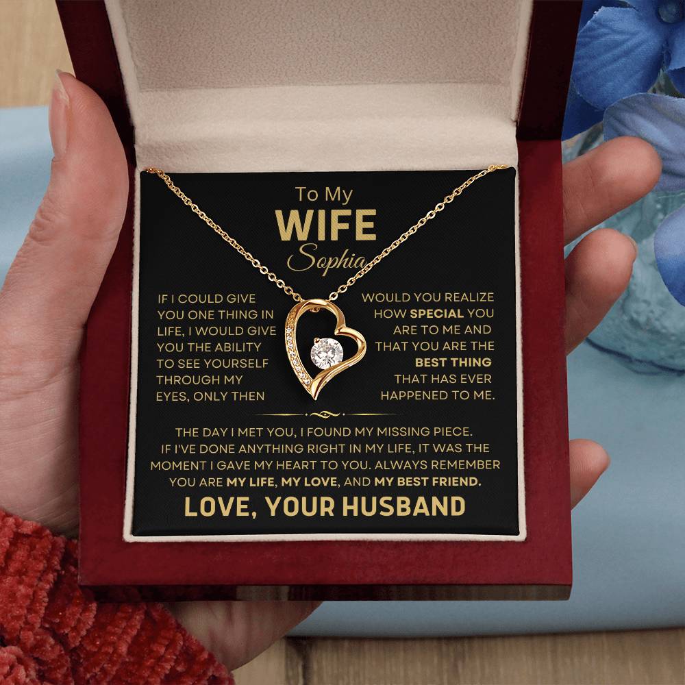 To My Wife, I Love You Necklace