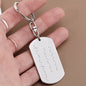I Love You Always, Grandma Morse Code Keychain