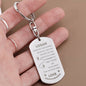 Point A to B Custom Keychain