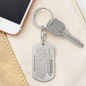 To My Grandson Keychain, Bond Between Us Knows No Distance SVG