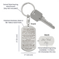 To My Son Keychain, Love Dad
