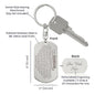 To My Grandson Keychain, Gift For Grandson from Grandma Grandpa, Dog Tag Keychain for Birthday Graduation Holiday Christmas, Special Gift Engraved