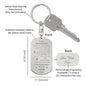 Custom Point A To B Keychain Mima