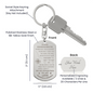 To Our Granddaughter Keychain 11242025