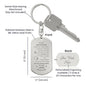 To our Grandson Keychain Nanna & Taid
