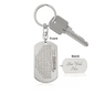To Our Grandson Keychain, Engraved