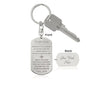 To My Son Engraved Dog Tag From Mom Enjoy the Ride