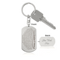 Custom To our Grandson & Godson Keychain