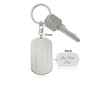 I Love You Always, Grandma Morse Code Keychain