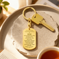 To My Badass Granddaughter Keychain | Straighten your Crown 2