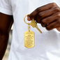 To My Badass Granddaughter Keychain | Straighten your Crown 2