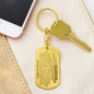 To My Grandson Keychain, Bond Between Us Knows No Distance SVG