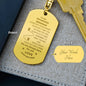 To our Grandson Brennan Keychain