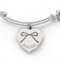 Bowtie Bridesmaid Bracelet with Custom Date