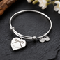 Bowtie Bridesmaid Bracelet with Custom Date