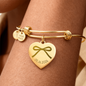 Bowtie Bridesmaid Bracelet with Custom Date