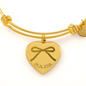 Bowtie Bridesmaid Bracelet with Custom Date
