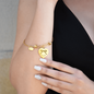 Bowtie Bridesmaid Bracelet with Custom Date