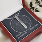 Where it Happened Long and Lat Vertical Bar Necklace