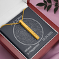 Where it Happened Long and Lat Vertical Bar Necklace