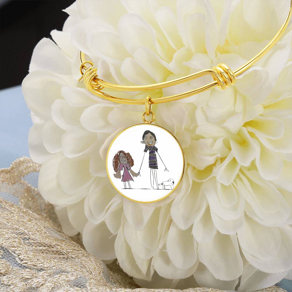 Bangle Circle Bracelet Kid Art Aurora