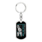 Father and Sons 2 Fist Bump Keychain For Dad