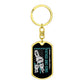 Father and Sons 2 Fist Bump Keychain For Dad