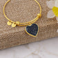 Celestial Night Sky Heart Bangle Bracelet Fredericksburg , TX, USA