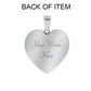 Celestial Night Sky Heart Shaped Bangle Bracelet B/W