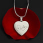 Long Distance State Necklace, Custom Engraved Necklace for Couples
