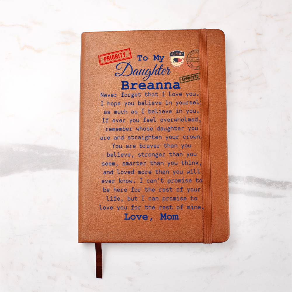 To My Daughter, Postcard Journal From Mom