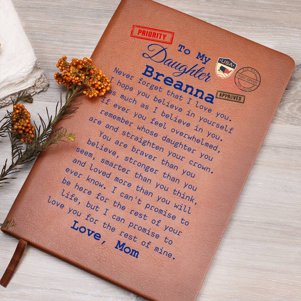 To My Daughter, Postcard Journal From Mom