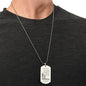 To My Son Dog Tag Necklace from Mom
