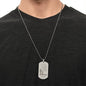 To My Son Dog Tag Necklace from Mom