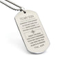 To My Son Dog Tag Necklace from Mom Enjoy The Ride
